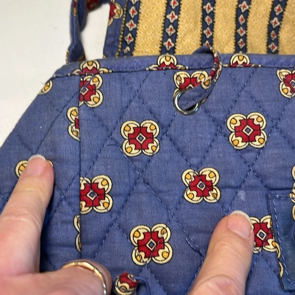 MaggiB Blue Quilted Backpack